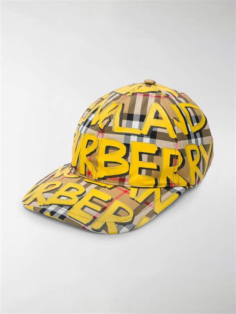 burberry graffiti cap